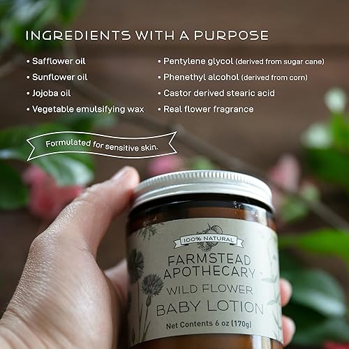 Miniatura 4 de Farmstead Apothecary Loción para bebés 6 oz