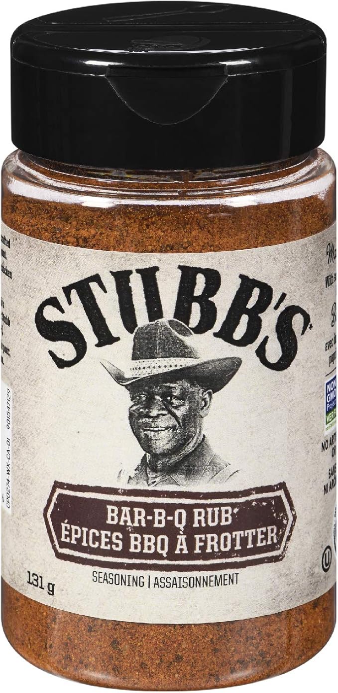 Stubb's, Spice Rub Seasoning, BBQ, 131g, Case Pack 6 Count Amazon.ca