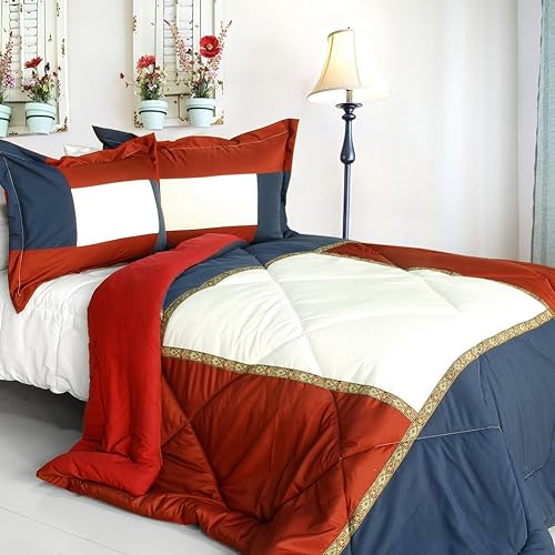 Miniatura 5 de Elegant Art Juego de edredón acolchado de patchwork alternativo (tamaño doble)