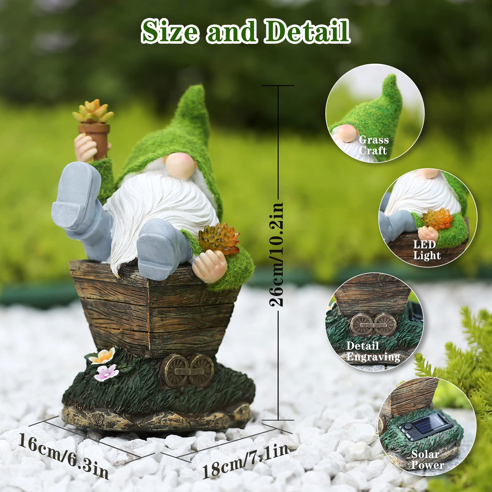 Amazon.co.jp: 庭ノーム像 屋外 ドリフン 樹脂 大きな庭の彫刻 & 像