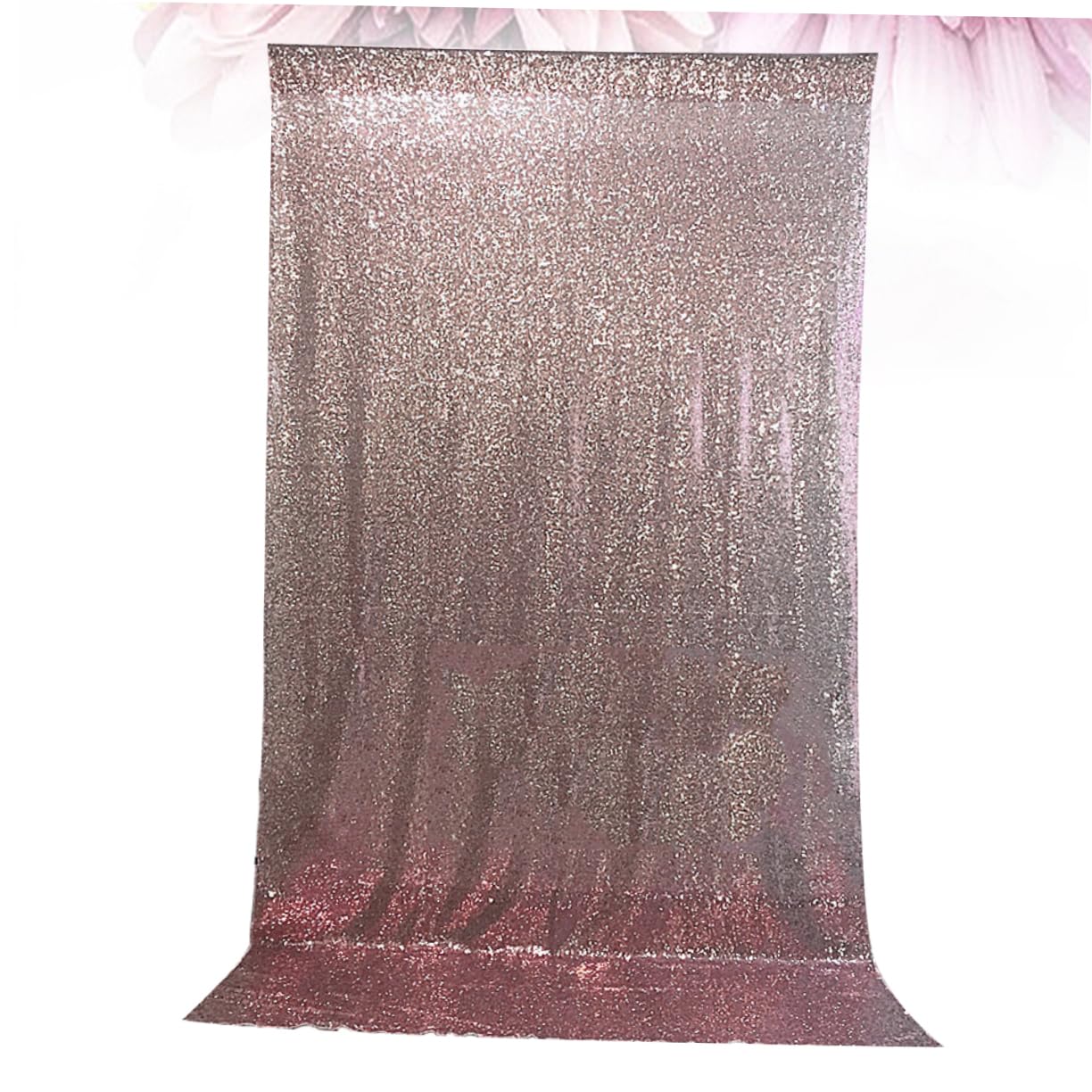 Telo Sfondo Paillettes 125x180 Cm in Poliestere Oro | Lavabile, Non Facile da Restringere, per Feste Compleanno e Matrimoni, Decorazione Scenografica