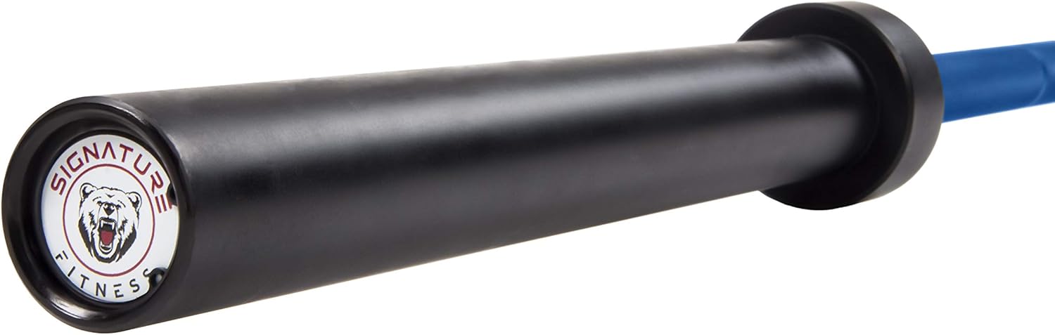 Fitvids Olympic Cerakote Barbell – for Home & Commercial Gyms, 190K PSI Tensile Strength Rated for up to 1,500-Pound Capacity