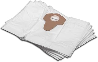 vhbw 5x Bolsa aspiradora compatible con Einhell TE-VC 1925 SA aspiradora - vellón micro, 37 cm x 28 cm, blanco