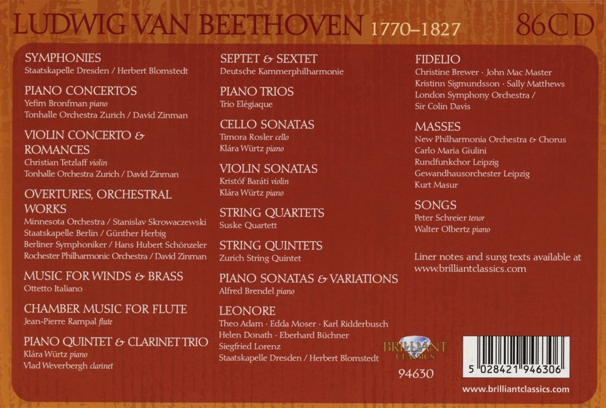 Beethoven Complete Edition (New Version)