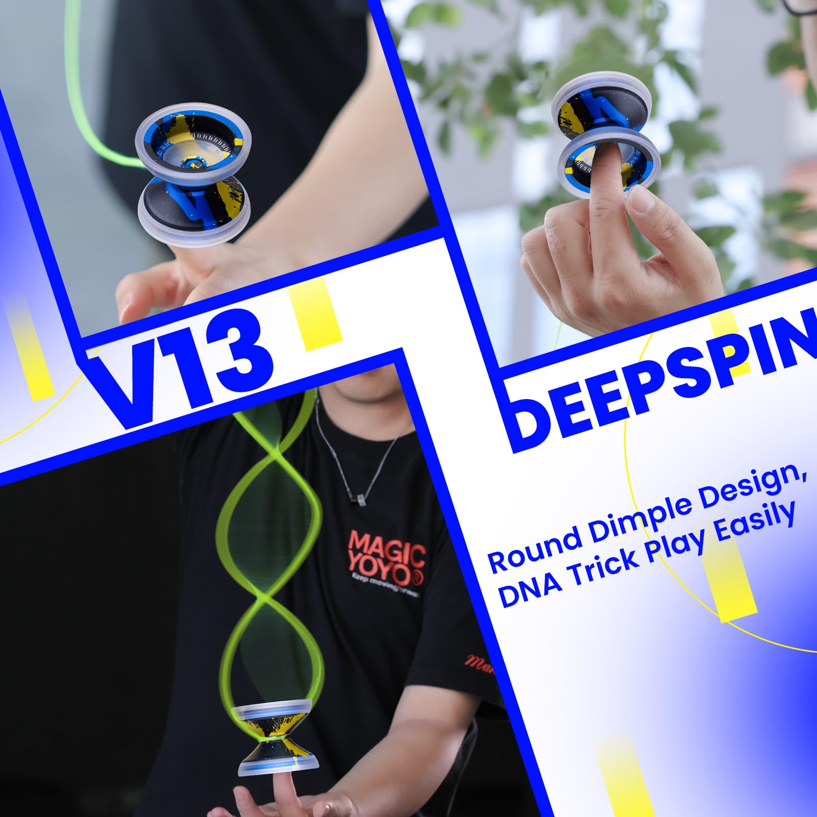 Amazon | MAGICYOYO V13 デュアルパーパス ヨーヨー 子供用 8-12歳
