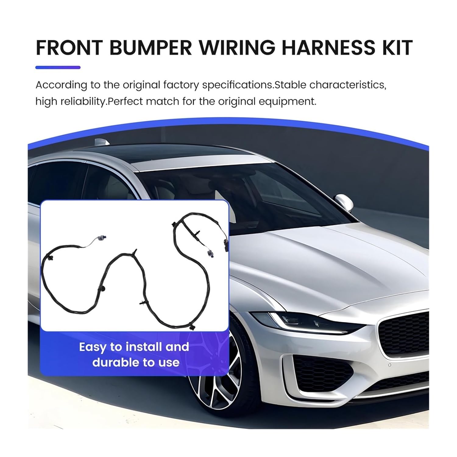 T4N5659 ジャガー XE XEL 対応 フロントバンパー配線ハーネス