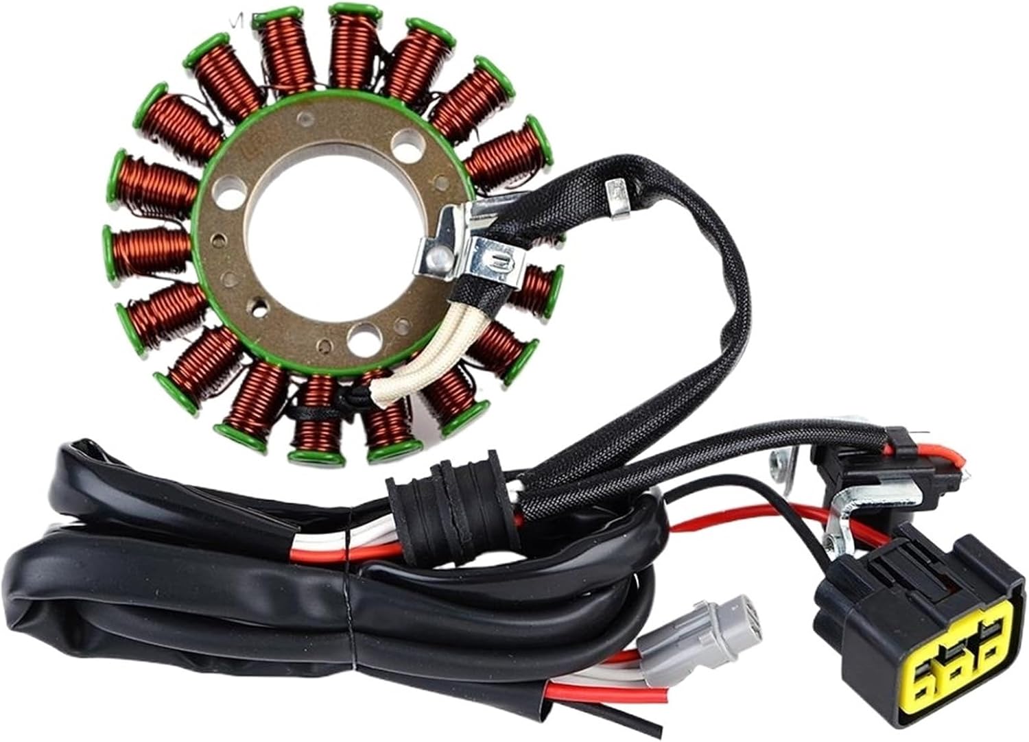 Motorcycle Ignition Magneto Stator Coil Compatible with Yamaha WR250R WR250X WR 250R 250X 2007-2012/2014/2016-2017 3D7-81410-00 3D7-81410-01