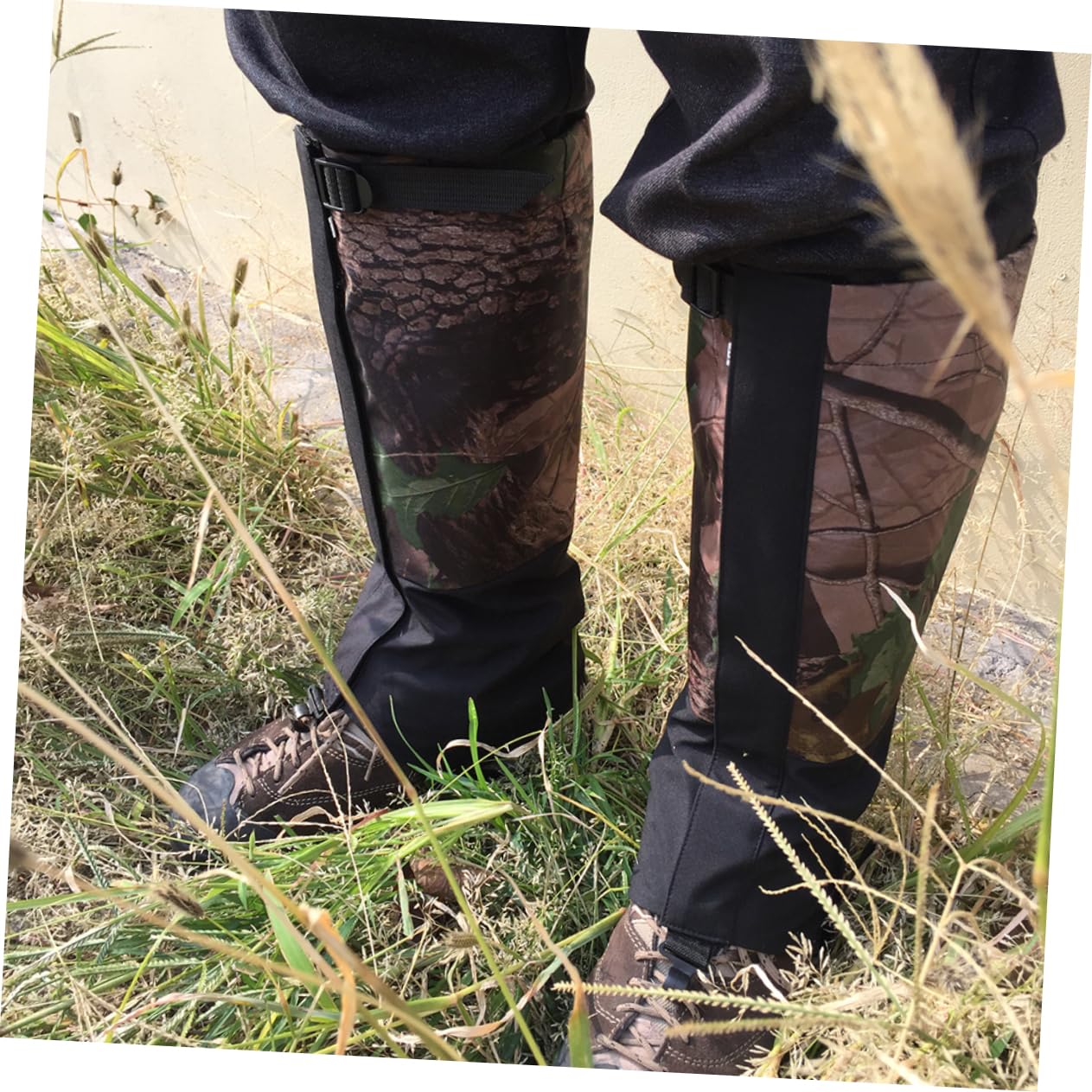 Sosoport Lot De 2 Paires De Guêtres De Chasse Anti-Neige pour Randonnée Et Cyclisme en Nylon