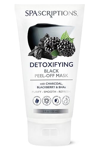 Miniatura 1 de Máscara desintoxicante negra con carbón mora y ácidos beta hidroxiácidos BHAs  poros de limpieza profunda eliminación del exceso de aceite y puntos