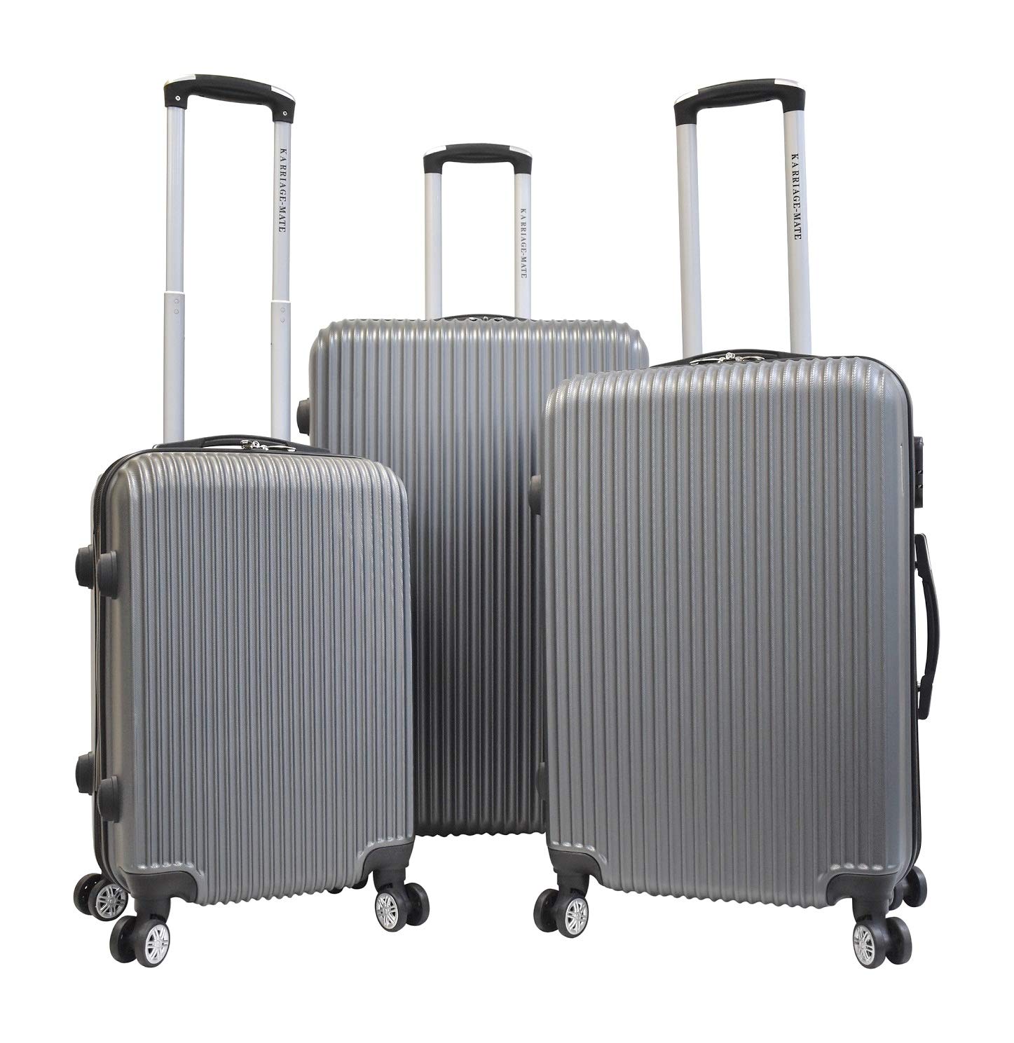 Buy KarriageMate Hard Luggage Set with Spinner Wheels, Combination