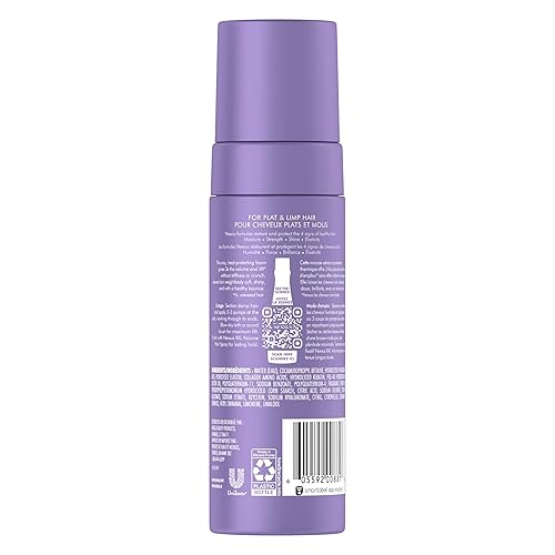 Miniatura 3 de Nexxus Hy-Volume Espuma en Polvo de Levantamiento Sin Peso para Cabello Plano y Liso, 48 Horas de Volumen, ProteinFusion con Colágeno y Ácido