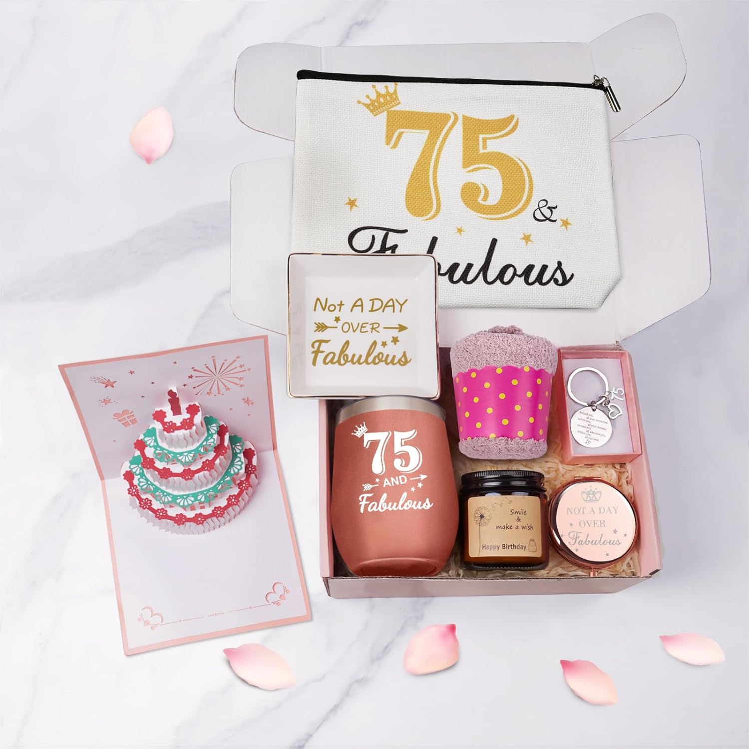75th Birthday Gifts For Women, Happy 75th Birthday Gifts For Her Best Friend Mom Sister Wife Turning 75, Gift For 75 Year Old Woman Birthday Unique, Funny Birthday Gift Box Ideas - Image 2