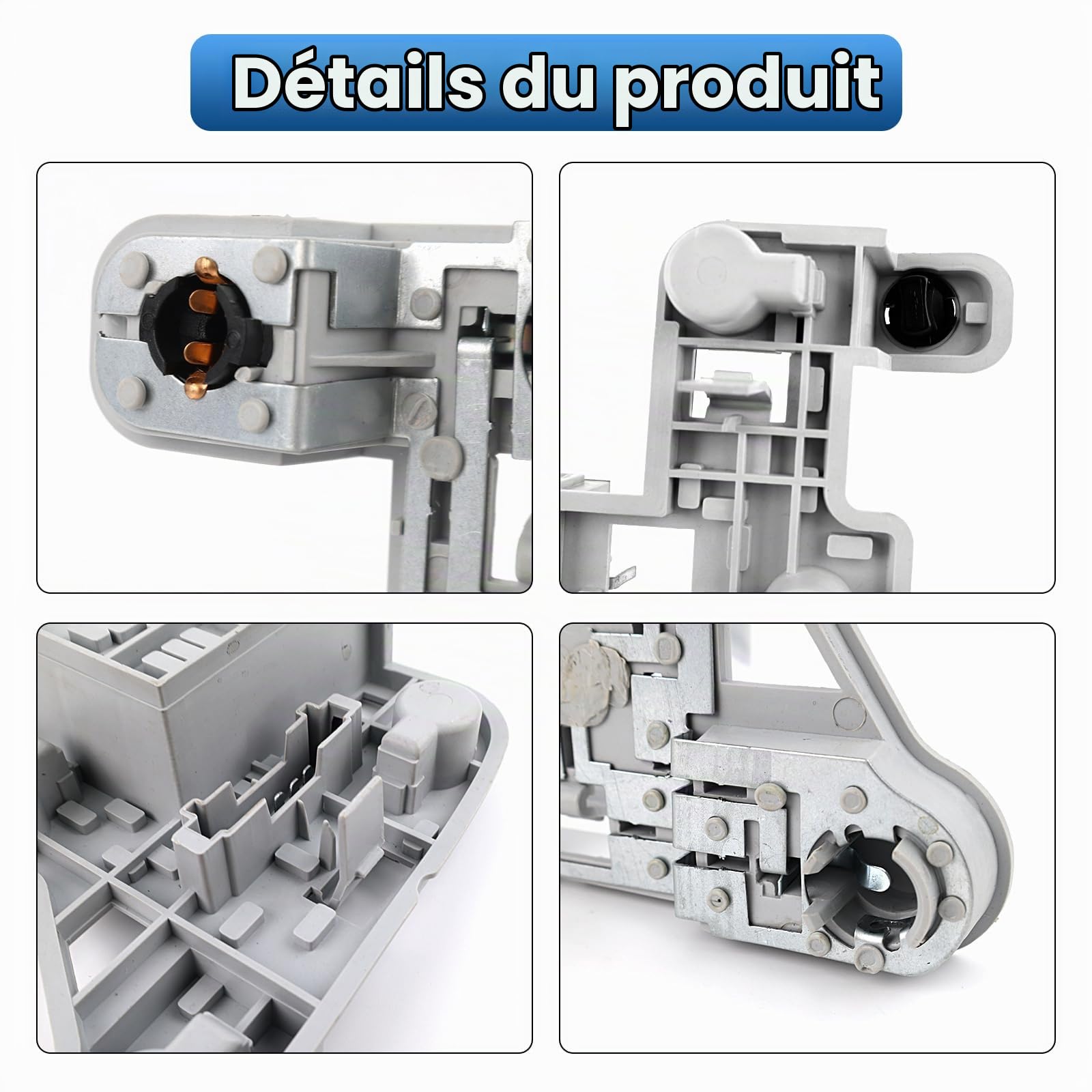 Support Ampoule Feu Arrière Compatible avec Mercedes-Benz W204 Gauche | Riloer circuit imprimé de feu arrière Compatible avec Mercedes-Benz Classe C Berline W204 2007 2008 2009 2010