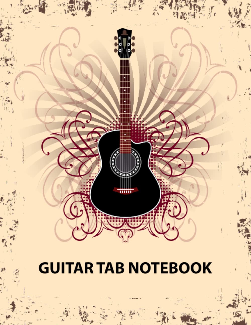 Guitar Tab Notebook: Music Paper Sheet For Guitarist And Musicians | 8.5 X 11- 120Pages