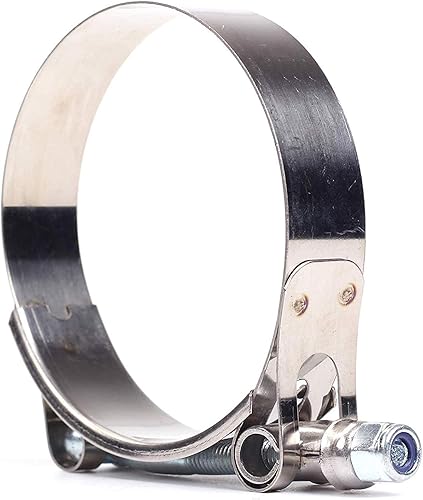 Vista 63 de Abrazaderas de acero inoxidable con perno en T, abrazaderas de tubo turbo para manguera de 1.75 pulgadas (10 piezas de 2.008-2.323 in)