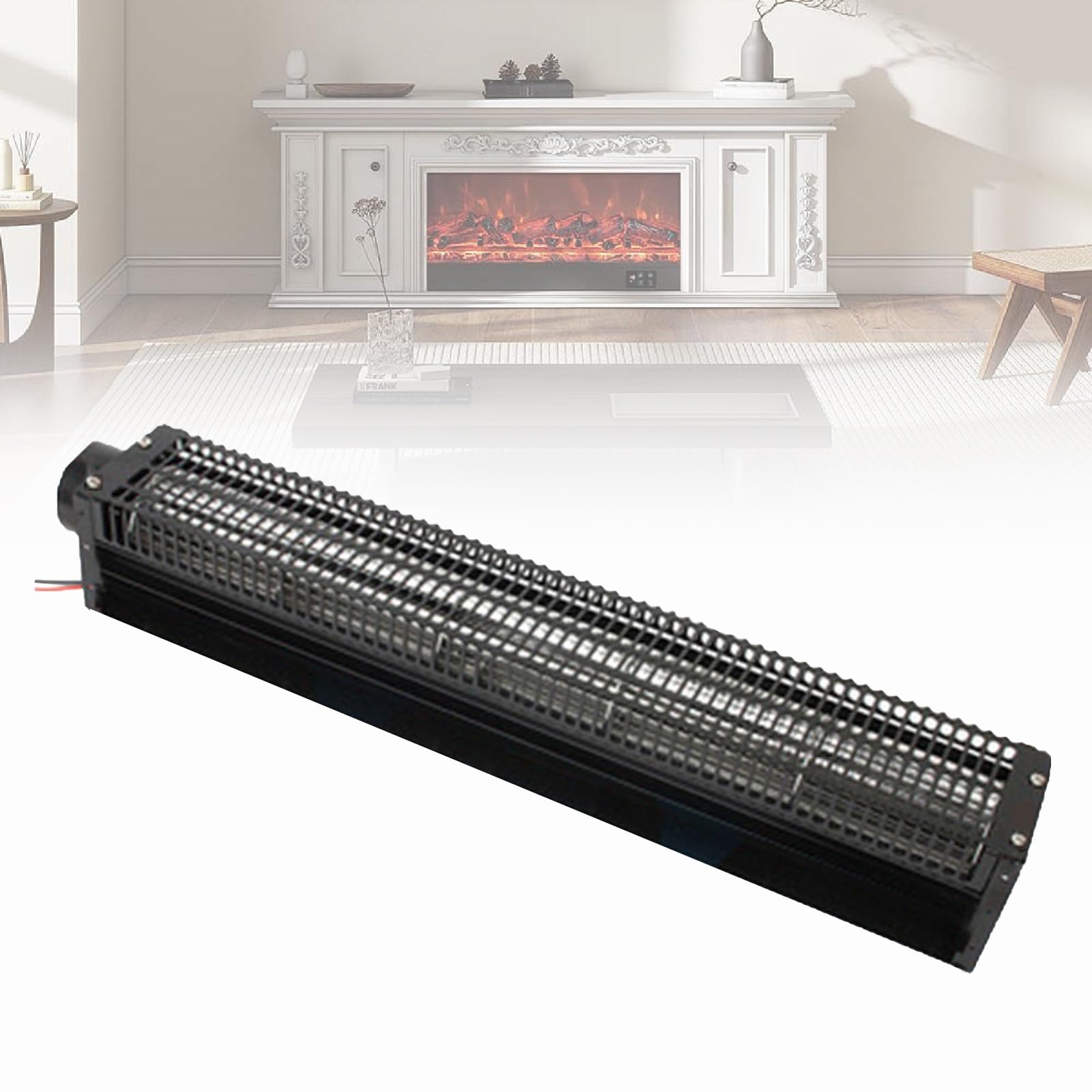Leiser, energiesparender Querstromlüfter, bürstenloser 12-V-/24-V-Gleichstrommotor, vollständig aus Kupferdraht, breite Luftstromkühlung, tragbar for den Einsatz im Homeoffice und Schlafzimmer(30420,2