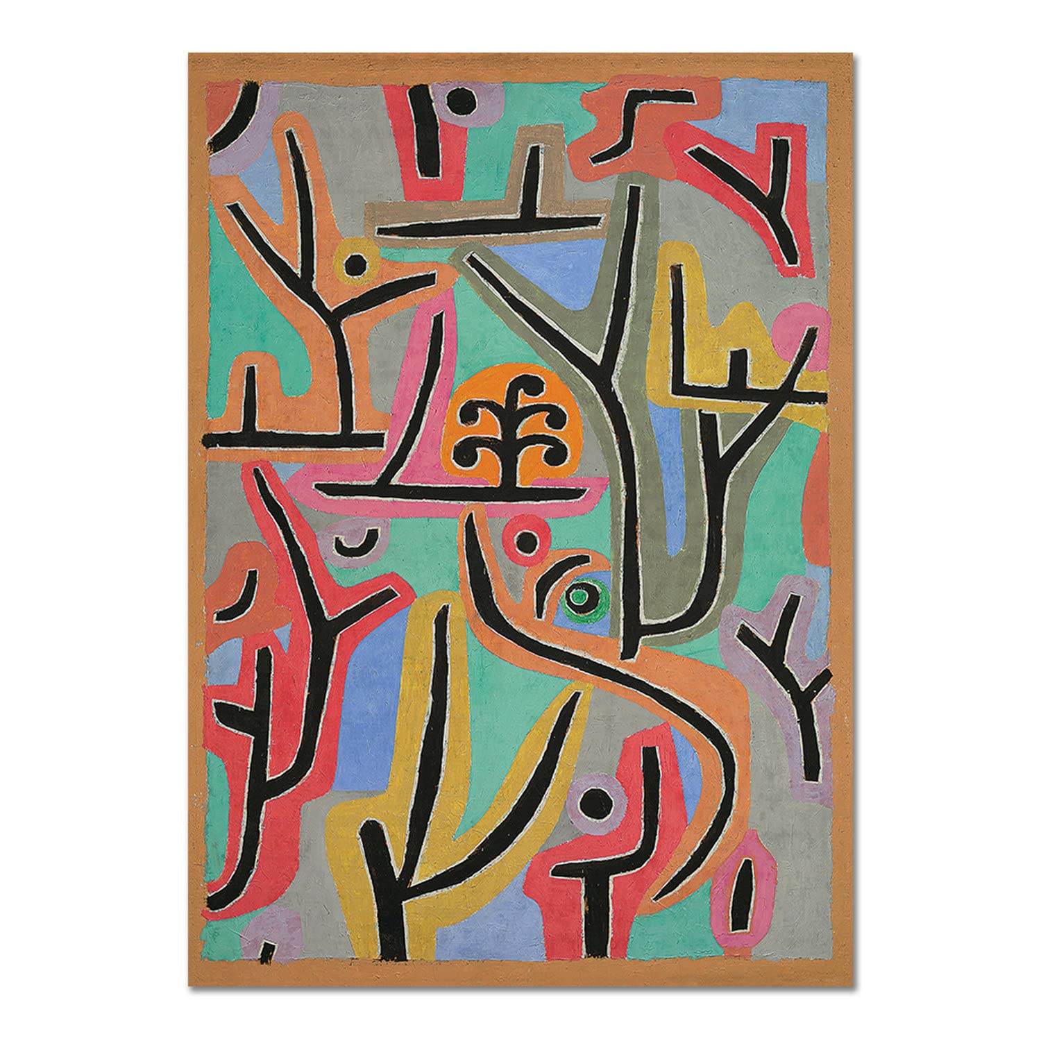 Pinturas - Paul Klee - Niño Con Globo - Vidrio Acrílico Plexi, image size:1500x1500