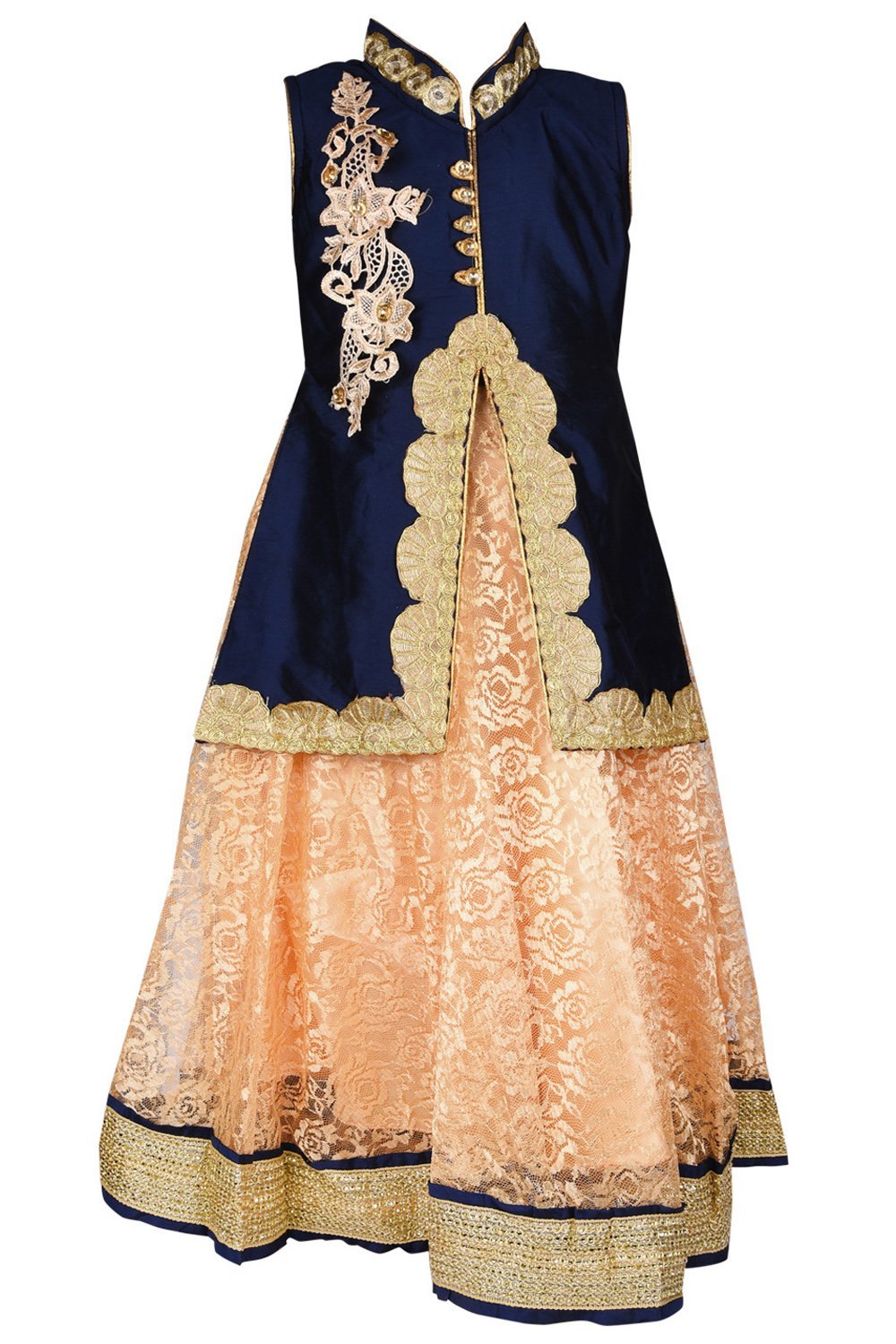 Little Girls Party Wear Bajirao Mastani Pattern Dress Desertcart