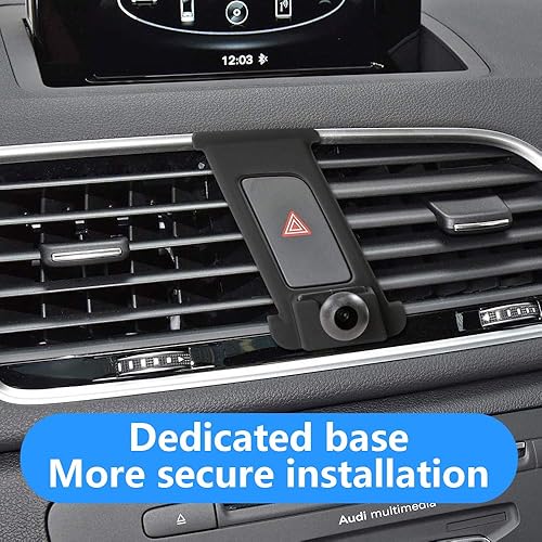 Miniatura 9 de LUNQIN - Soporte de teléfono de coche para Audi Q3 2019-2024 teléfonos grandes con funda Accesorios para automóvil, soporte de navegación,