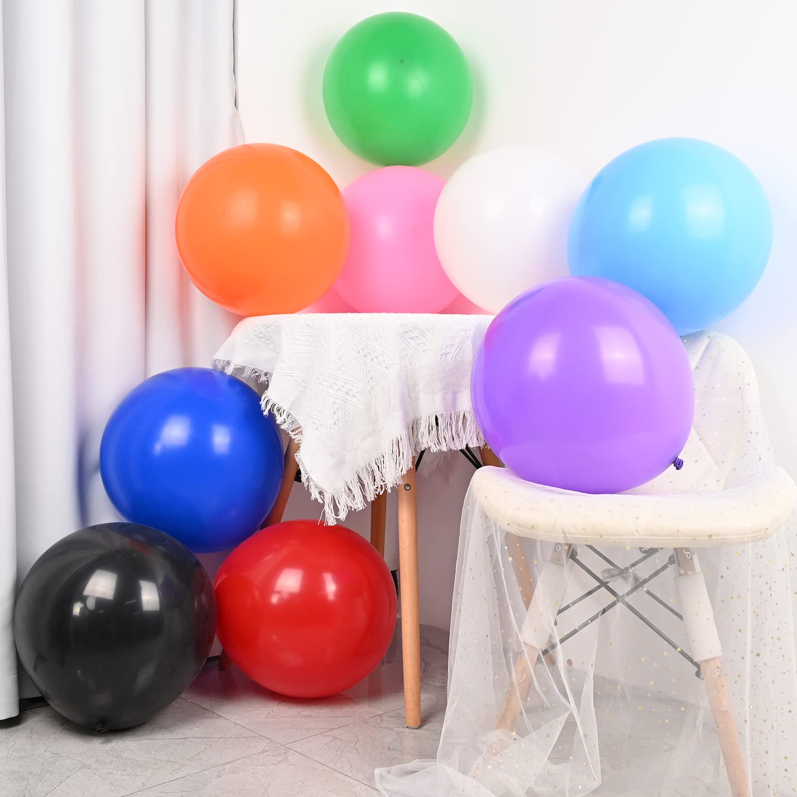 Amazon | BTZO バルーン 風船 大きい ラテックス 18インチ 10個入