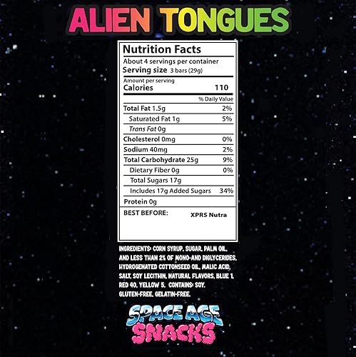 Miniatura 2 de Caramelos de caramelo liofilizado prémium – Alien Tongues - Caramelos liofilizados crujientes enviados en caja de nave espacial para mayor