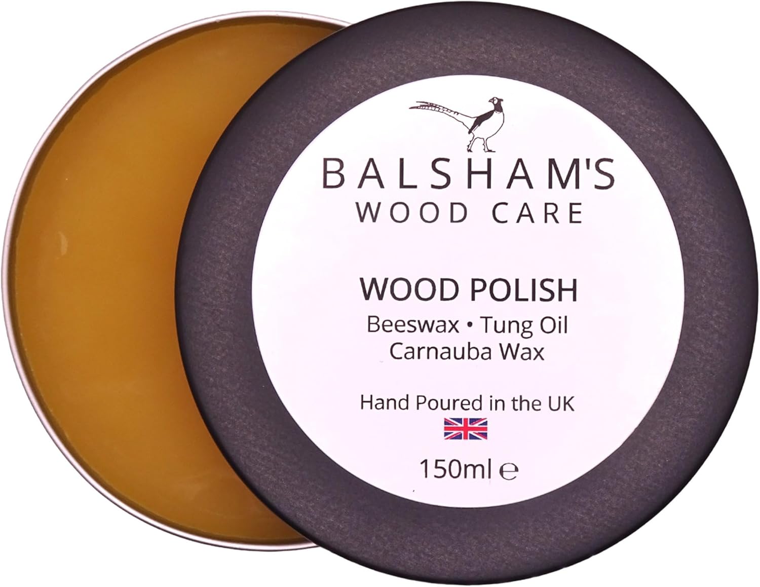 Beeswax and Tung Oil Wood and Furniture Polish 150ml Made From British Beeswax Pure Tung Oil