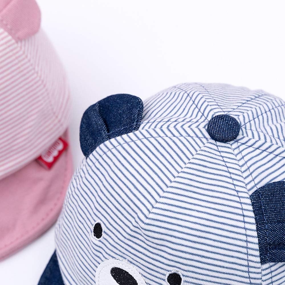 Baby Baseball Cap Striped Sun hat Letter Sun Protection Hat Infant Toddler Baby Boy Cotton Kids Children Adjustable Hats