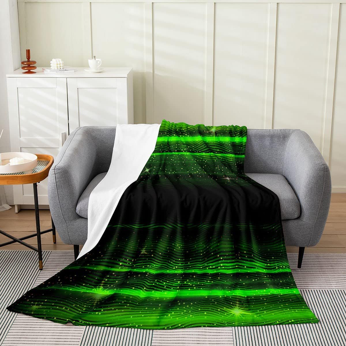 Couverture personnalisée jetblack en flanelle haut de gamme