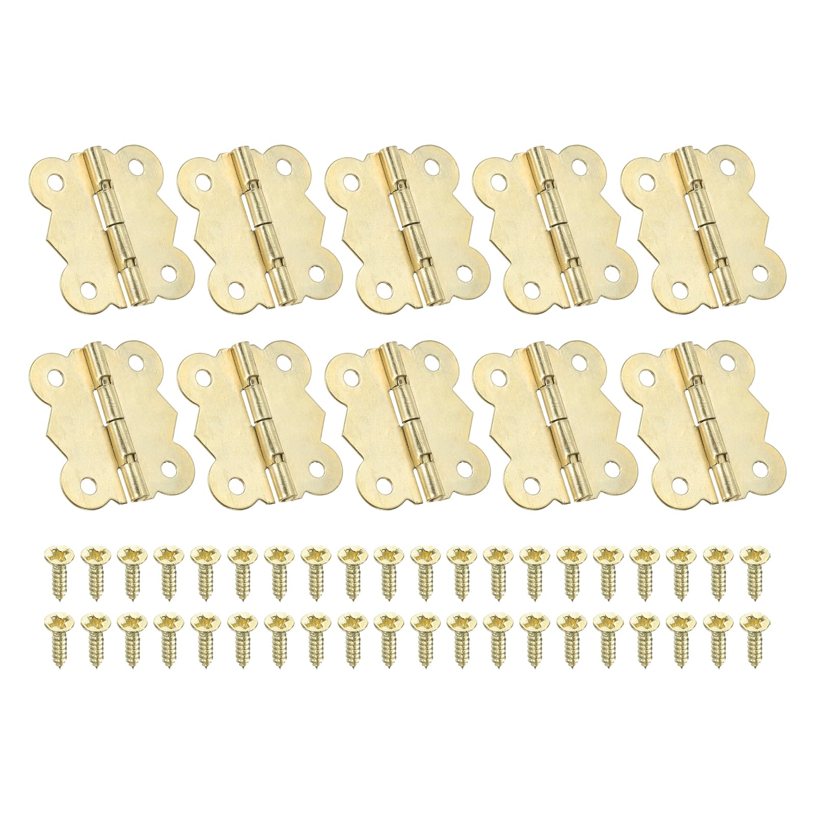 PATIKIL Small Jewelry Box Hinges 1-1/4 Inch