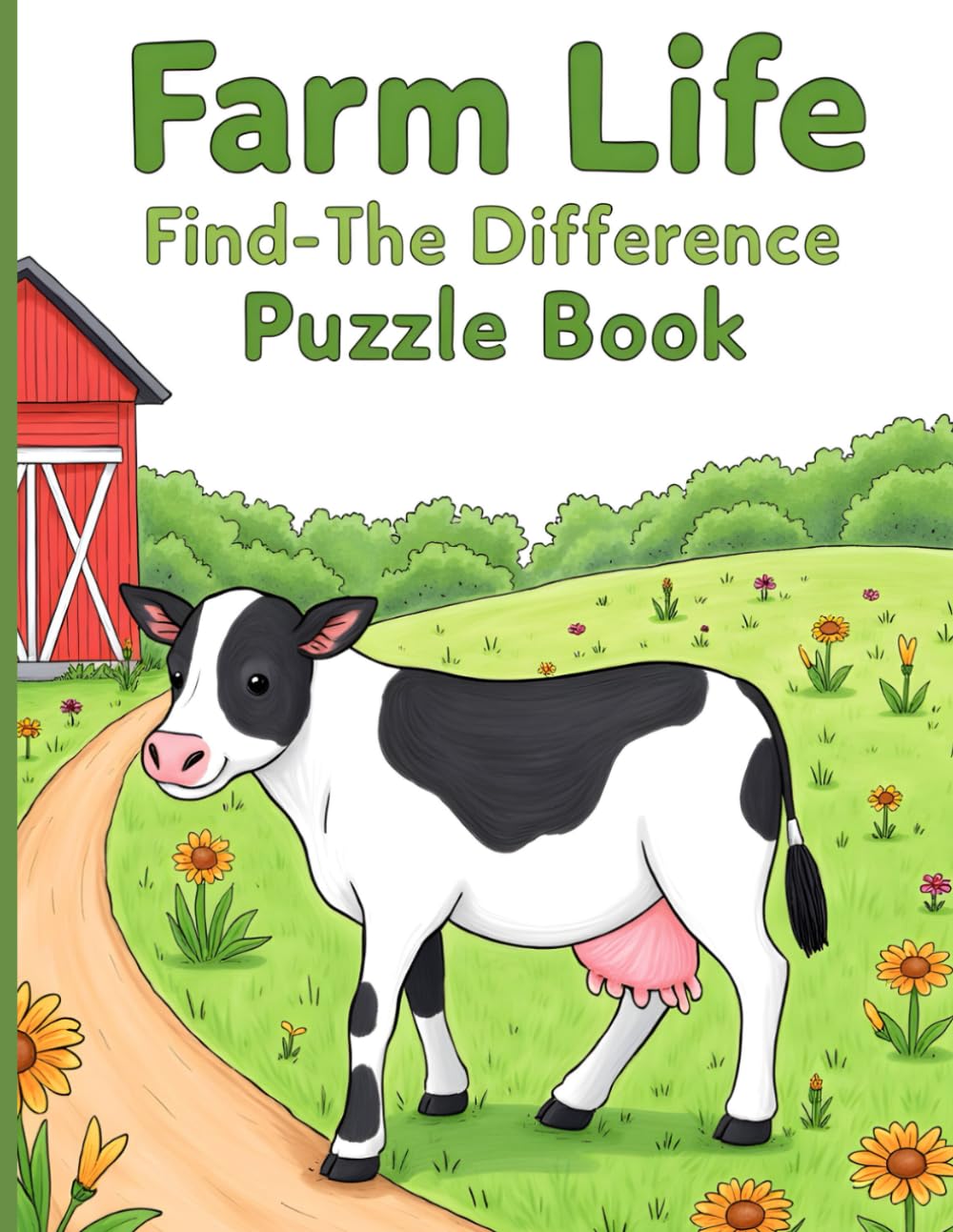 Farm Life Find The Difference Puzzle Book