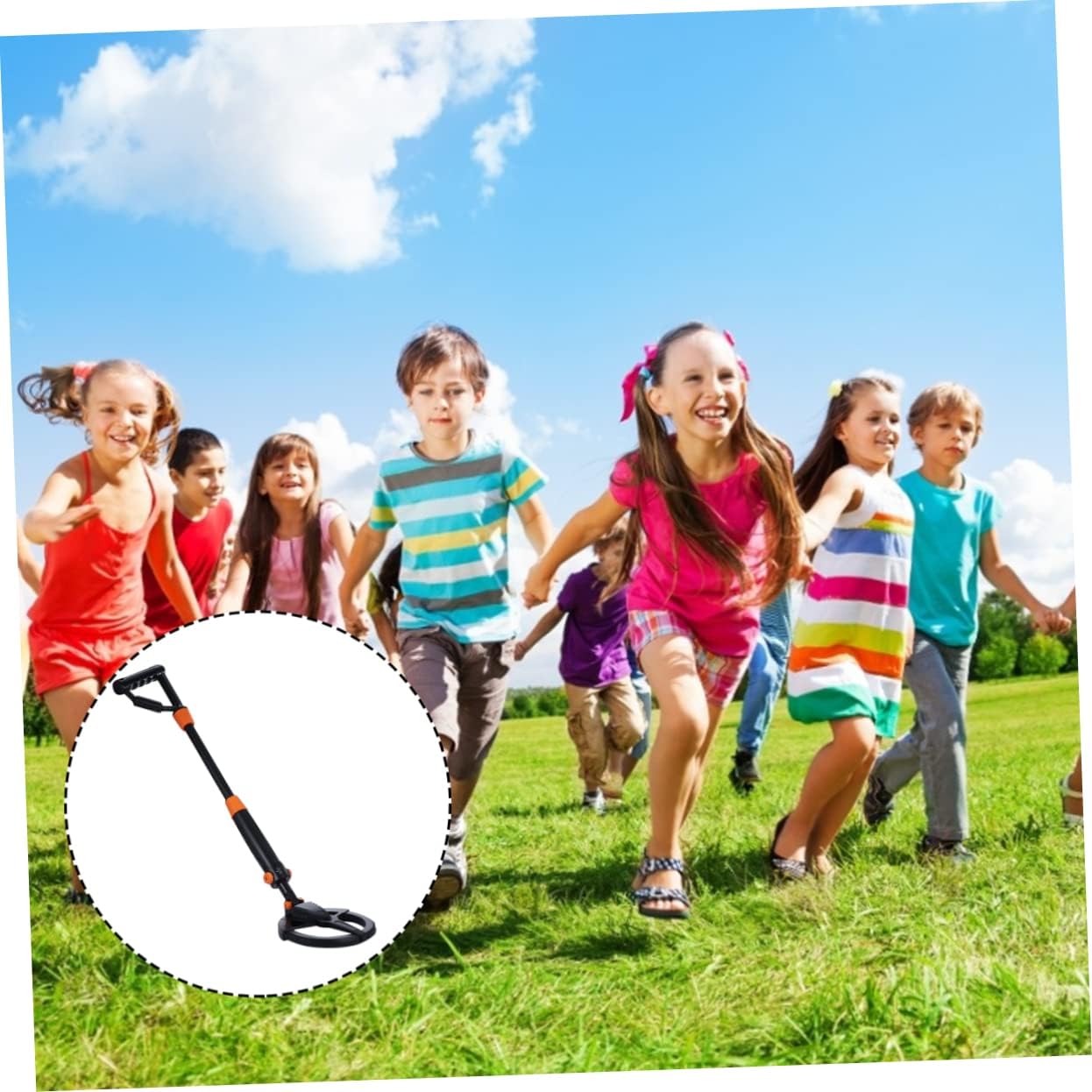 Garneck Metal Detector Easy to Use Gold Detector for Outdoor Exploration and Treasure Hunting Includes Audio Alarm and Sensitivity Control