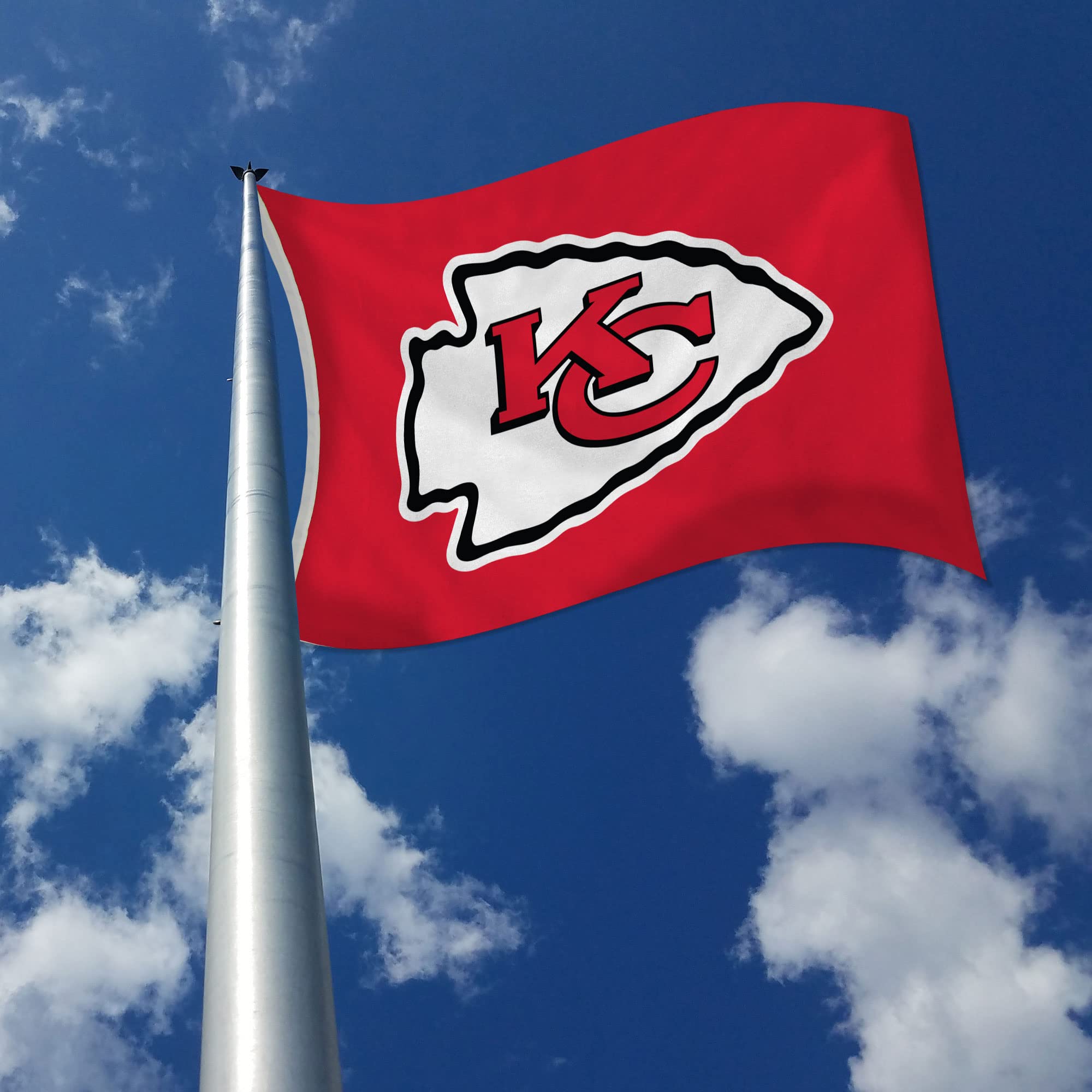 Rico Industries Drapeau de la NFL pour intérieur ou extérieur, décoration d'intérieur, Standard, bannière à Simple Face, 91 x 152 cm