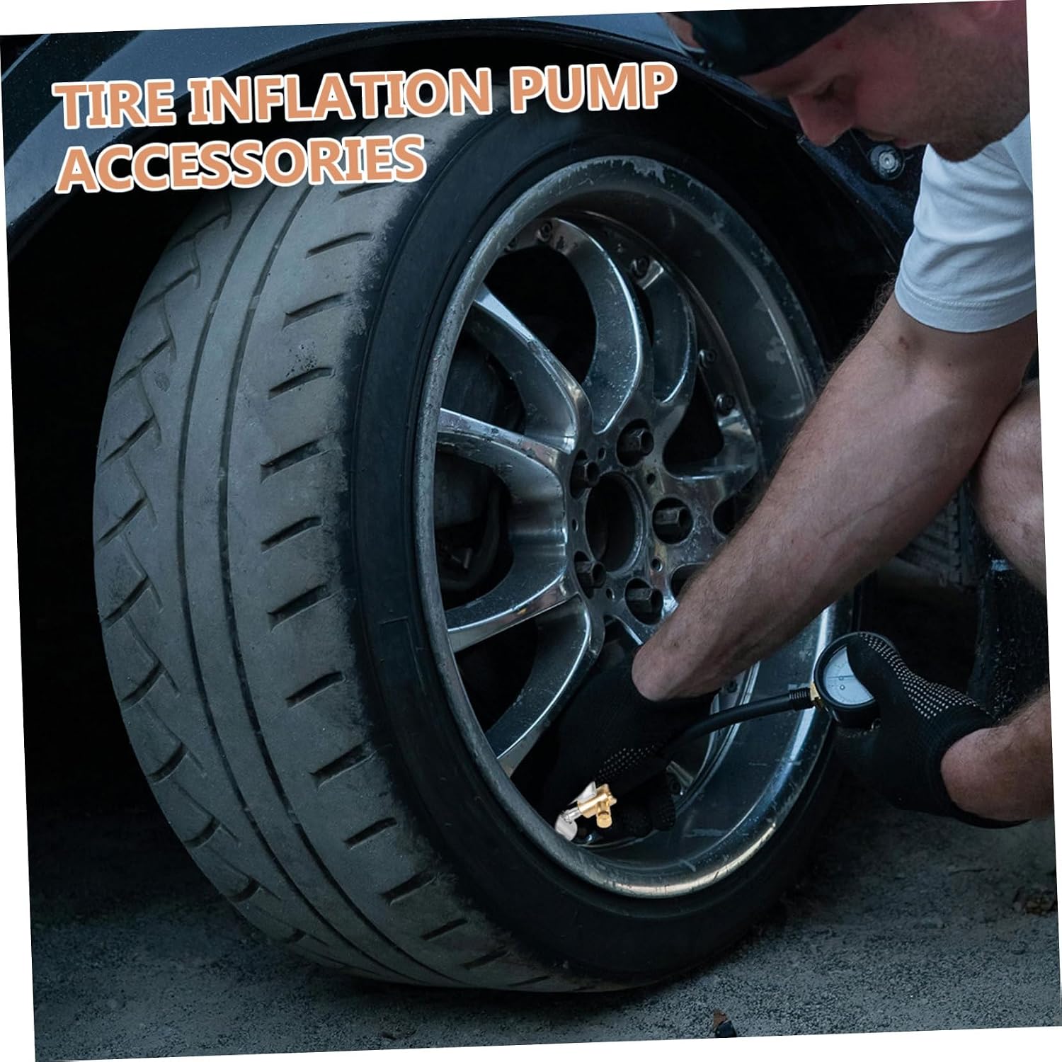Secure Seal Lock Tire Air Chuck for Car Bike Motorcycle Tire Pump Adapter Air Chuck Blower Nozzle