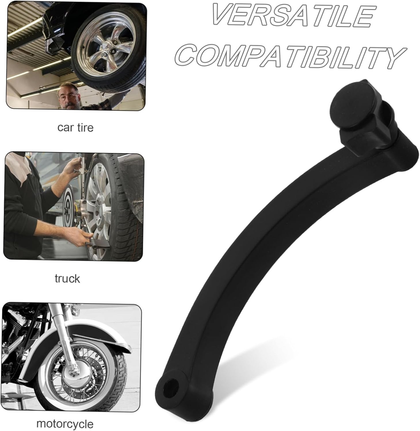 Tire Balancer Handle with Measuring Tool High Precision Dynamic Balancing Accessory for Car Truck Motorcycle Wheels Durable Lightweight Easy to Use for Tire Maintenance