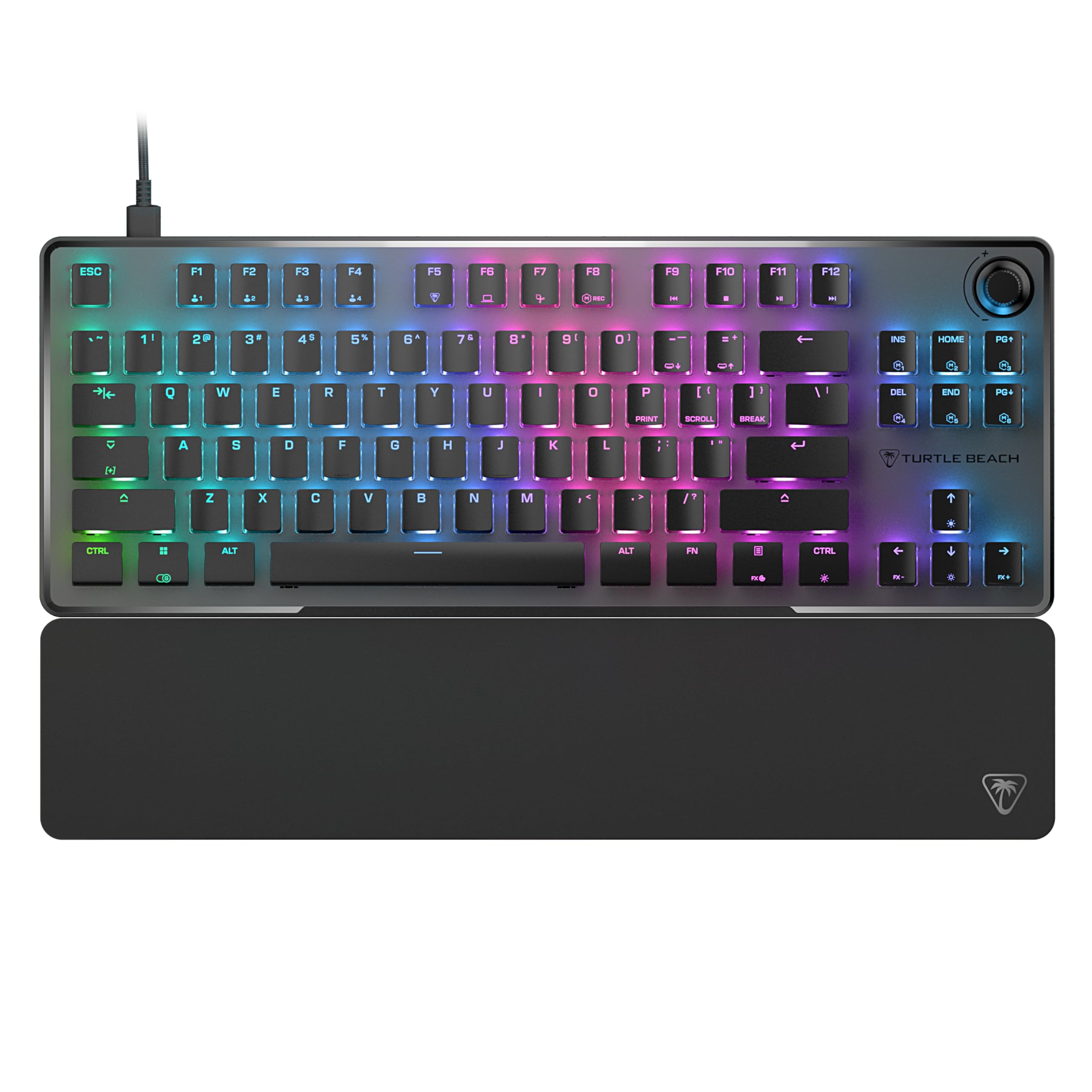 Vulcan II TKL Pro Magnetic Mechanical RGB Gaming Keyboard – Analog Hall-Effect Switches, Adjustable Actuation, Rapid Trigger, Swappable Keycaps, Tenkeyless Design, Anti-Ghosting – Black