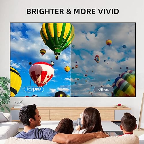 Miniatura 8 de Proyector mini proyector portátil de cine al aire libre, proyector de video LED Pico para proyectores de cine en casa, compatible con