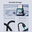 Portronics iKonnect C Pro Type C to 3.5 mm Audio Jack Connector with DAC Headphone Converter Adapter Compatible with iPhone 15 Pro Max/15 Pro/15 Plus, Galaxy S23/S22/S21/S208 & Other Type C Phones gallery image