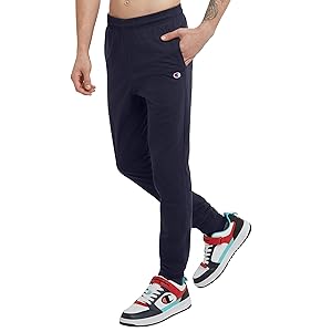 Champion Men's Joggers, Everyday Cotton, Lightweight Lounge Knit Pants for Men, 31"