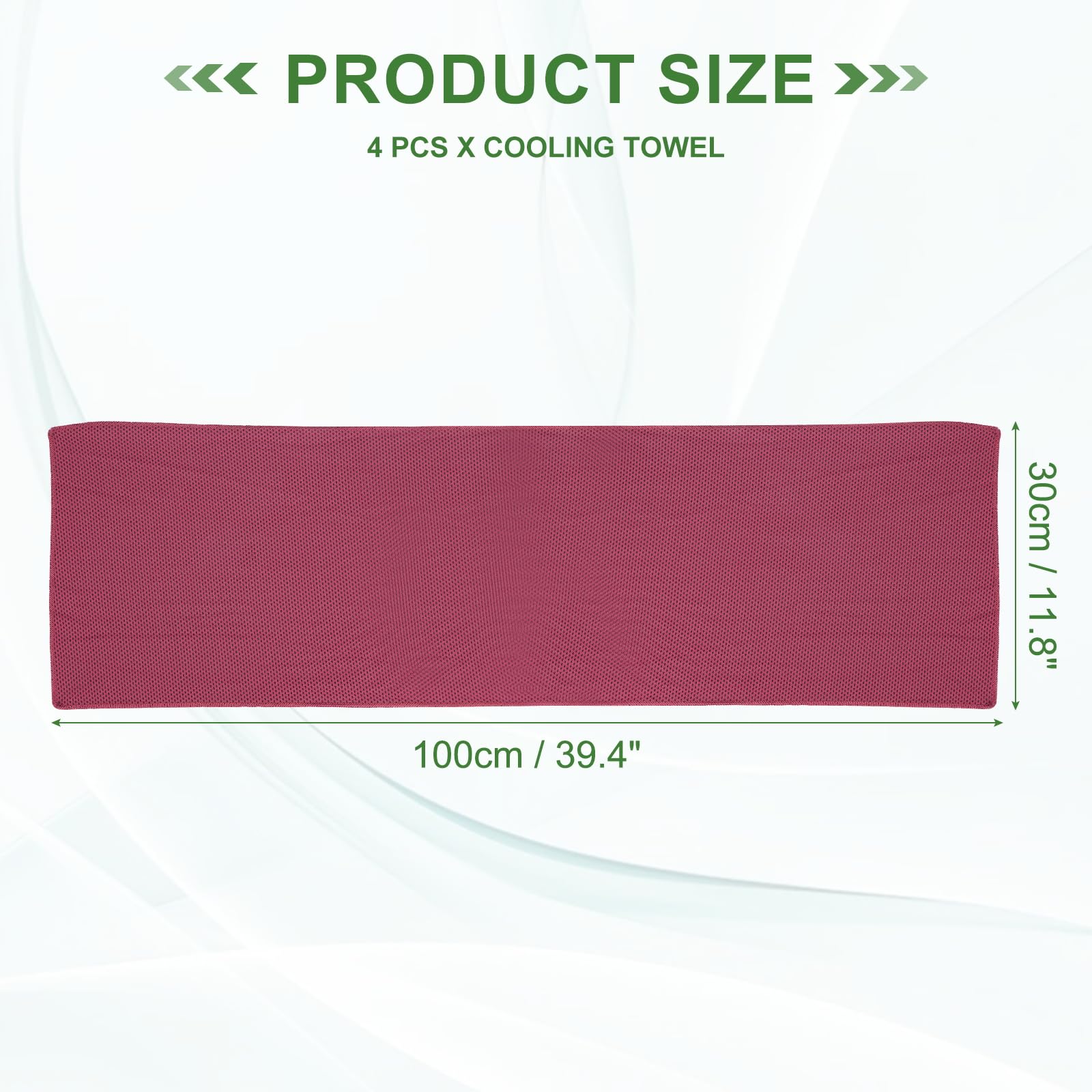 SHAKEitCOOL Original Cooling Towel – Be Cool in Style - Heat Relief, Soft, Lightweight, Sun Protection, Easy Clean - Perfect for Biking, Running, Yoga, Gym, Gardening - Cheer
