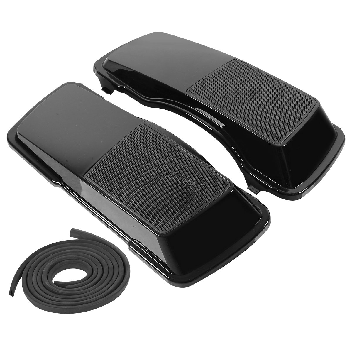 XFMT Saddlebag Speaker Lids Compatible with Harley Davidson Touring Models Road King Electra Street Road Glide FLHR FLHRC1, FLHS FLHT FLHTC FLHX FLHXSE FLHX FLHTK FLHXS FLTR 1994-2013