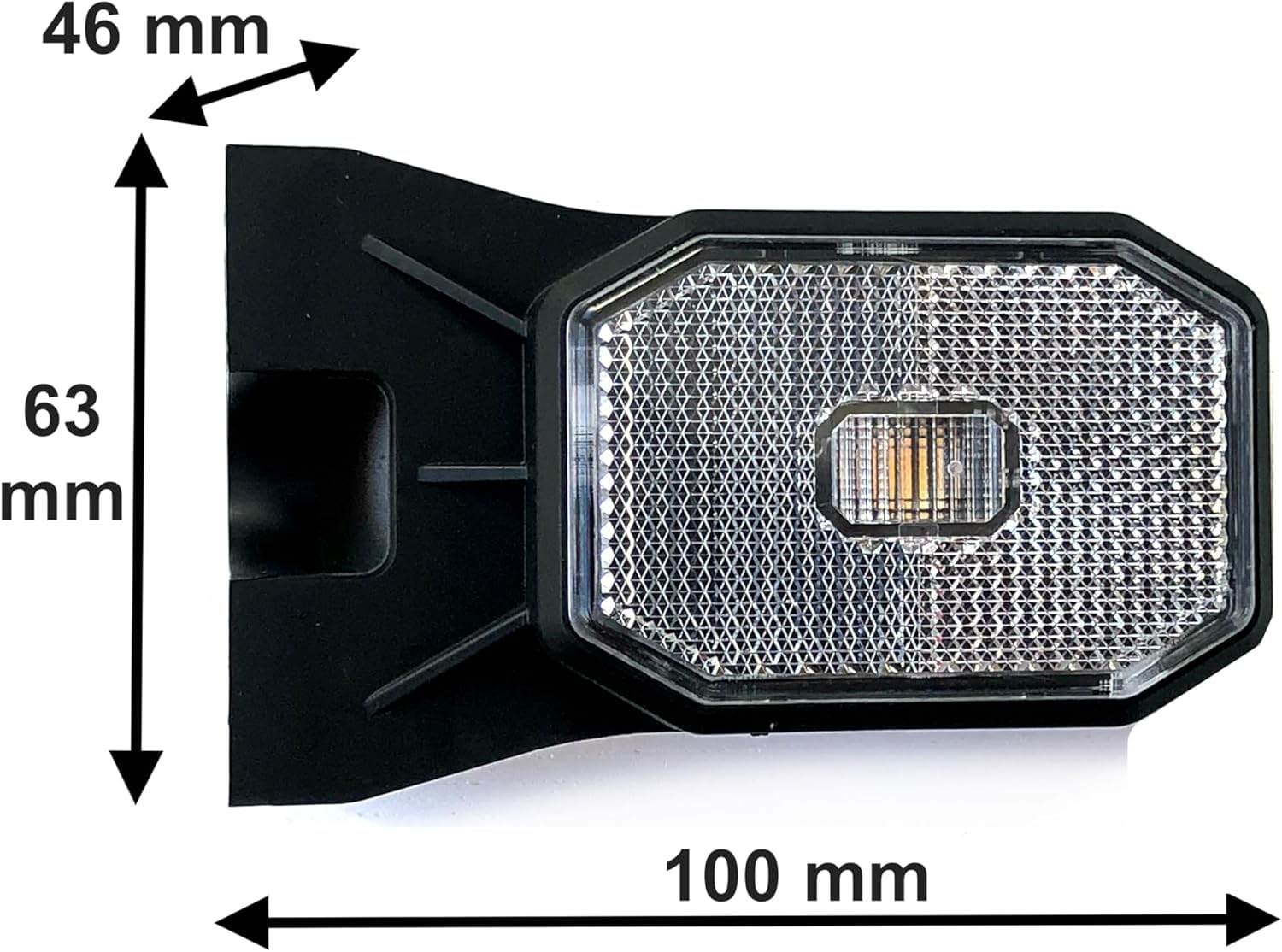 Kit éclairage LED remorque complet 5–9m – Feux arrière LED Neon 5 fonctions IP67, feux gabarit blancs/jaunes QS075 ou CLICK-ON, câble 13 broches, 12–24V, homologué E9