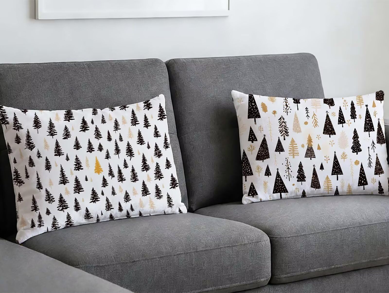 Housse de coussin blanc 50x70 en velours pour créer un nid douillet et chaleureux en famille