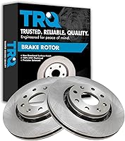 Vista 1 de TRQ Juego de rotores de freno delantero ventilados compatibles con 2004-2011 Chevrolet Aveo 2007-2011 Aveo5 2013-2015 Spark 2014-2016 Spark EV