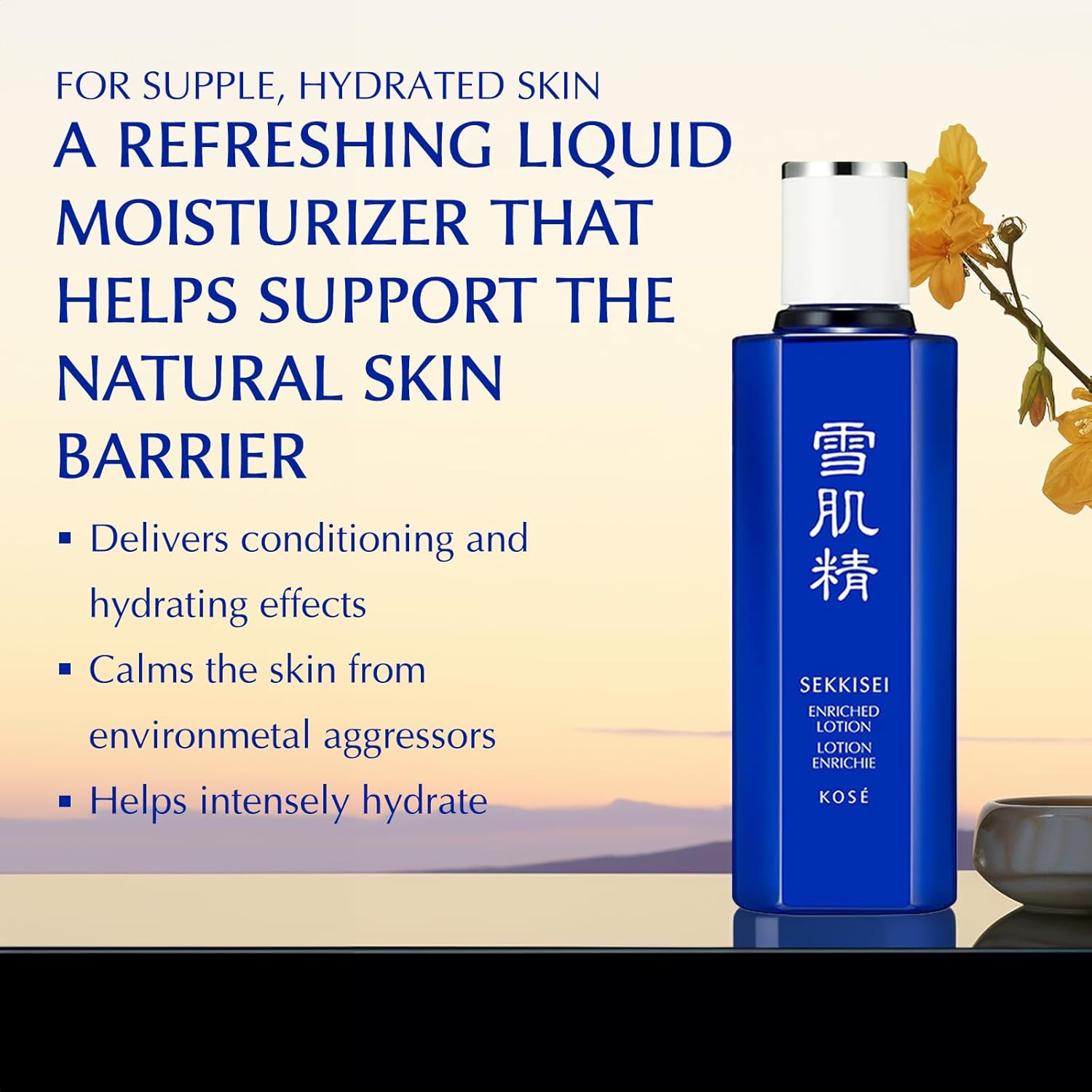 SEKKISEI Lotion Enriched, Liquid Toner & Hydrating Facial Moisturizer, 6.7 Ounce - Image 2