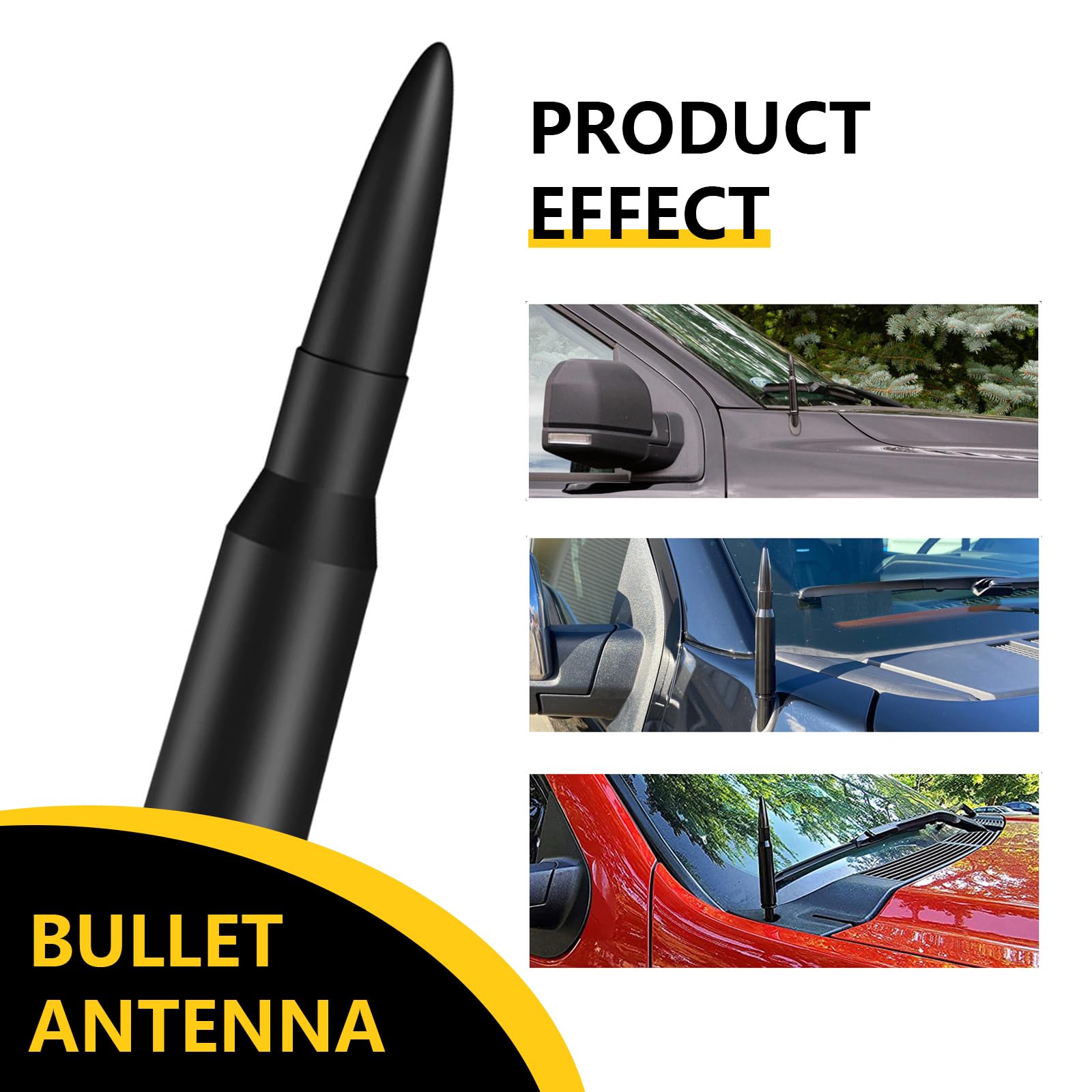 Stubby Antenna for the Chevy Silverado 1999-2006 | 4 inches | Installs