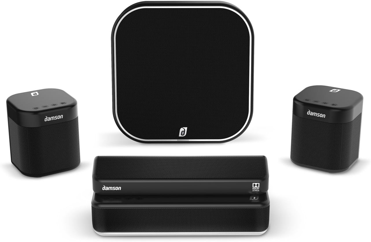 Dolby Atmos Home Cinema System - Damson S Series Wireless 5.1.2 4K Passthrough AV Receiver VERSION 1