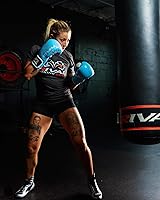 Vista 5 de Guantes de boxeo RIVAL Boxing RB7 Fitness Plus con sistema de correa ergonómica y acolchado de alta densidad en capas para trabajo con saco pesado