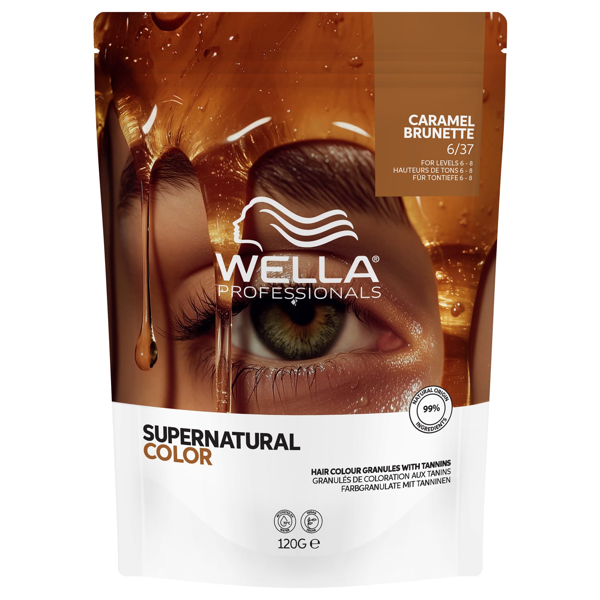 Wella Professionals Supernatural Color – Professionelle Semi-Permanente Haarfarbe – Mit Tanninen zum Färben, Stärken & Reparieren des Haares