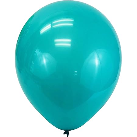 Allgala 100 Count 9 Inch Helium Grade Premium Latex Balloons-Turquoise-BL52112