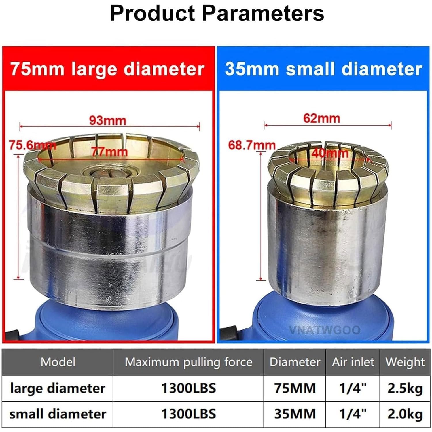 Pinza pneumatica per fusti d'olio, pinza di tenuta a pistola da 200 litri, forza regolabile, forza di trazione di 589,7 kg, strumento di copertura in ferro per tappi e barili